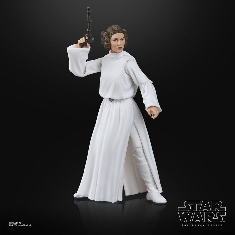 Star Wars The Black Series Princess Leia Organa 6" Action Figure, close-up detail