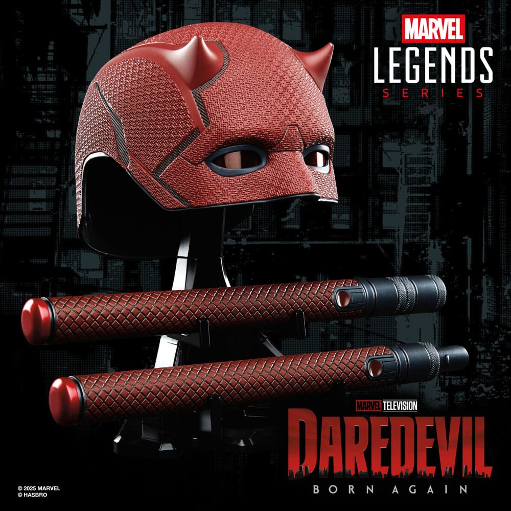 Marvel Legends Series Daredevil: Born Again Premium Roleplay Mask and Billy Club