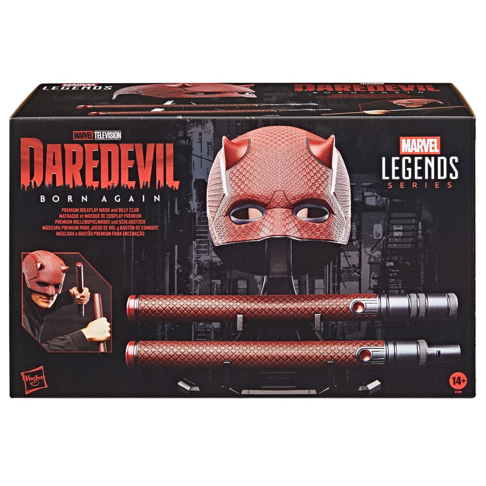 Marvel Legends Series Daredevil: Born Again Premium Roleplay Mask and Billy Club