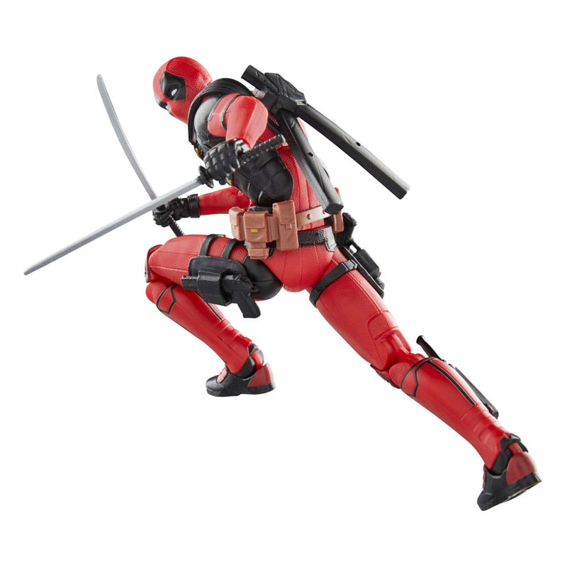 Marvel Legends Series Deadpool & Wolverine Deadpool 6" Action Figure, close-up detail