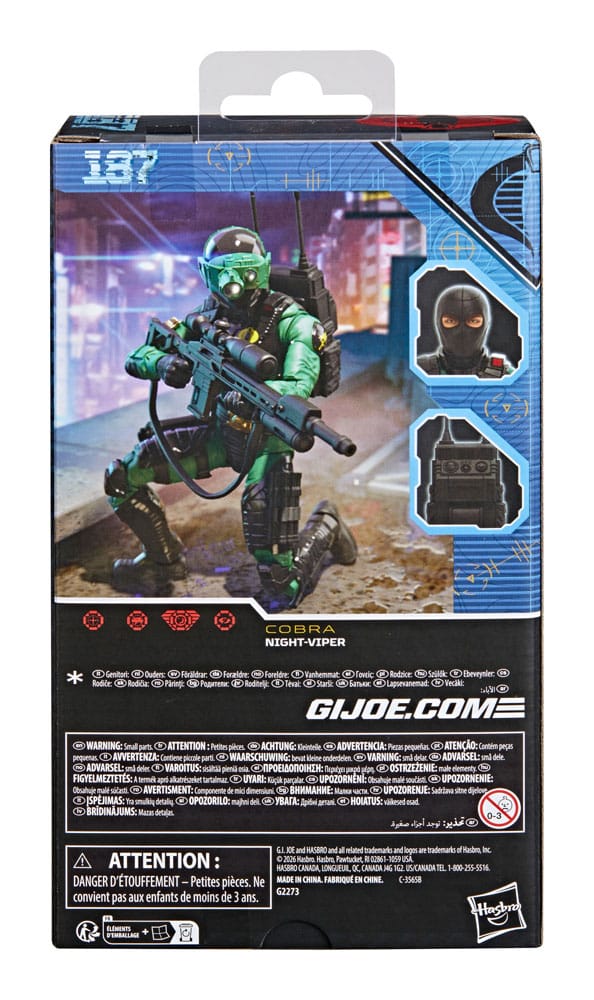 G.I. Joe Classified Series #187 Night-Viper Action Figure