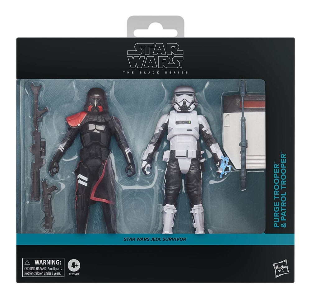 Star Wars The Black Series Jedi: Survivor Purge Trooper & Patrol Trooper 2-Pack Action Figures