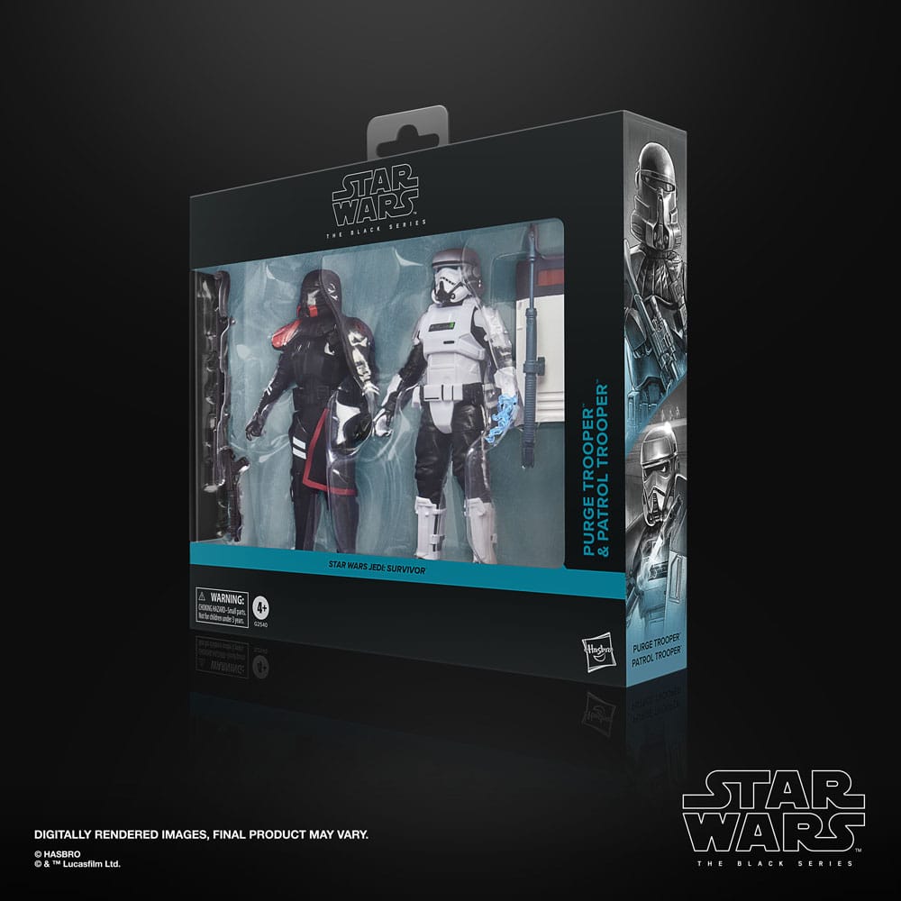 Star Wars The Black Series Jedi: Survivor Purge Trooper & Patrol Trooper 2-Pack Action Figures