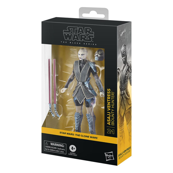 Star Wars The Black Series Asajj Ventress (Bounty Hunter) 6" Action Figure