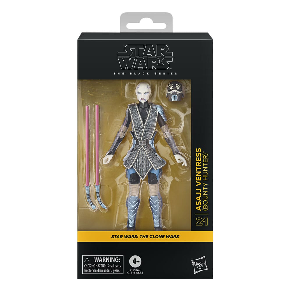 Star Wars The Black Series Asajj Ventress (Bounty Hunter) 6" Action Figure