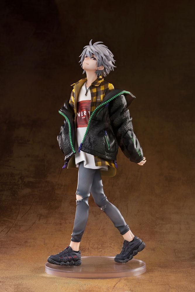 Neon Genesis Evangelion Kaworu Nagisa Radio Eva Part 2 PVC Statue 17 Scale 25 cm