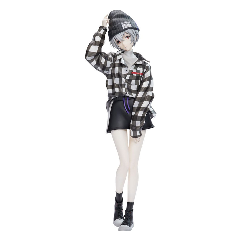 Neon Genesis Evangelion Rei Ayanami Part 3 Radio Eva Original Color PVC Statue 17 Scale 26 cm