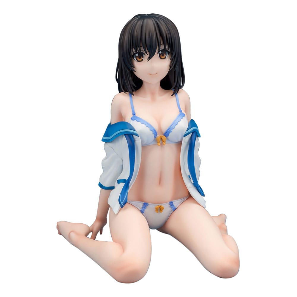 Strike the Blood Yukina Himeragi White Lingerie Version PVC Statue 14 Scale 22 cm