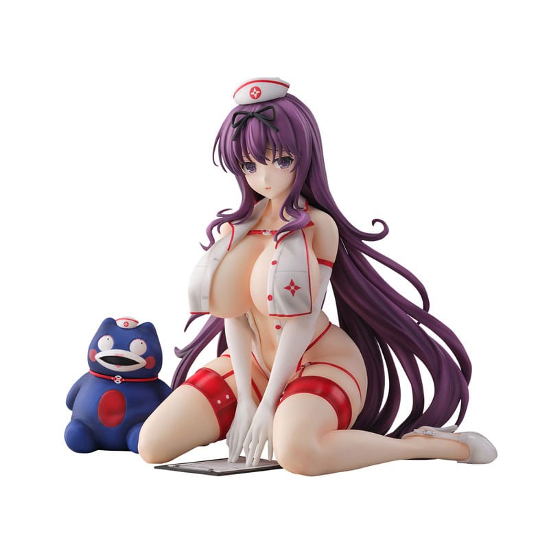 Shinobi Master Senran Kagura Murasaki Sexy Nurse Version PVC Statue 14 Scale 23 cm