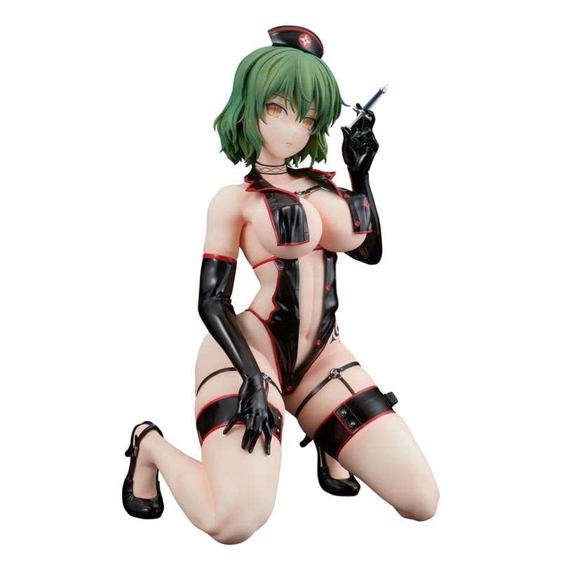 Shinobi Master Senran Kagura Hikage Dark Sexy Nurse Version PVC Statue 14 Scale 26 cm
