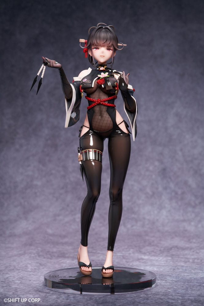 Goddess of Victory Nikke Sakura Midnight Stealth PVC Statue Deluxe Edition 17 Scale 25 cm