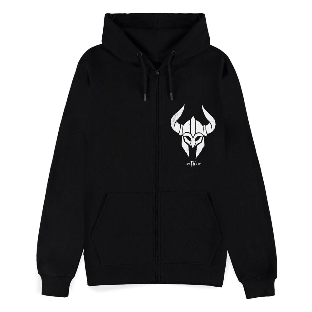 Diablo Barbarian Diablo IV Zipper Hoodie Sweater Size M