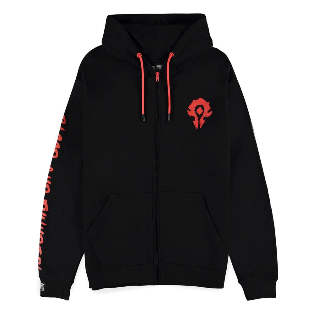 World of Warcraft Blood And Thunder Zipper Hoodie Size XXL