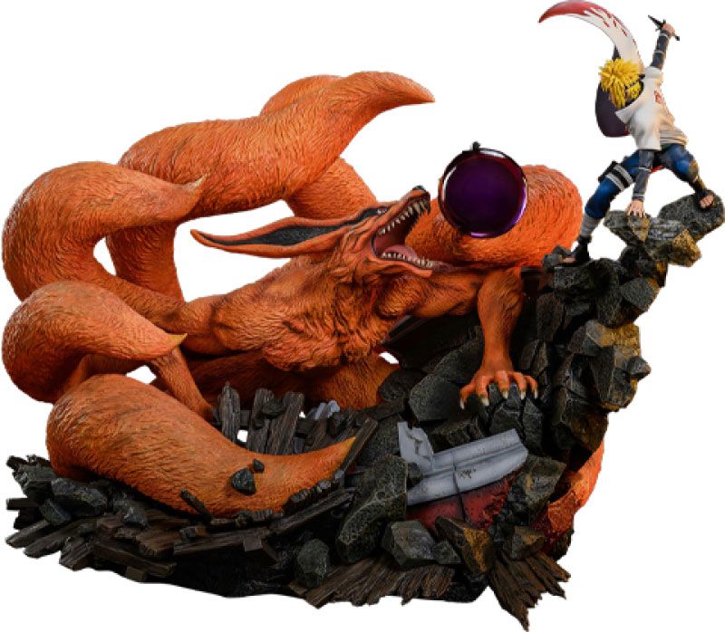 Naruto Shippuden Namikaze Minato vs Kurama Battle of Destiny Statue 1 8 Scale 59 cm