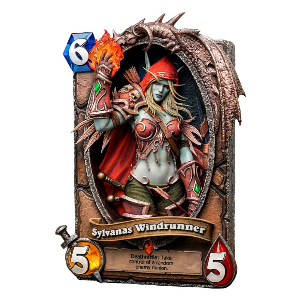 Hearthstone Sylvanas Windrunner (10th Anniversary) Limited Edition 3D Art Frame