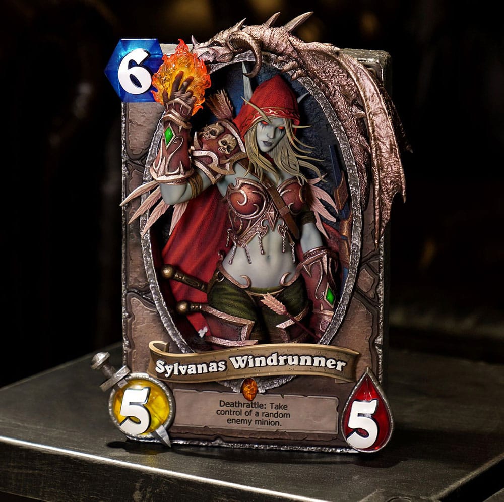 Hearthstone Sylvanas Windrunner (10th Anniversary) Limited Edition 3D Art Frame