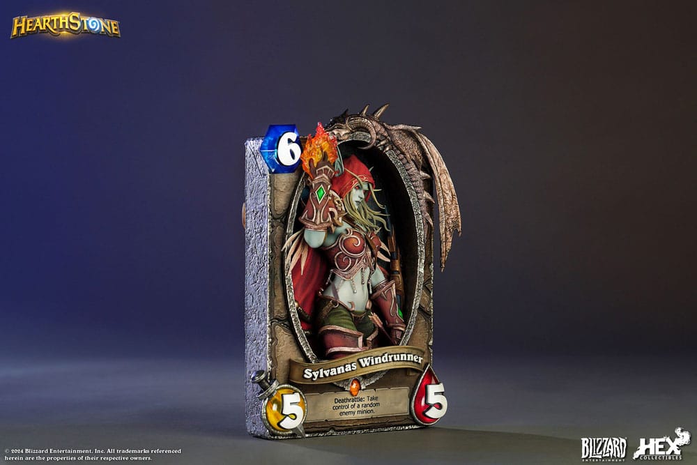 Hearthstone Sylvanas Windrunner (10th Anniversary) Limited Edition 3D Art Frame