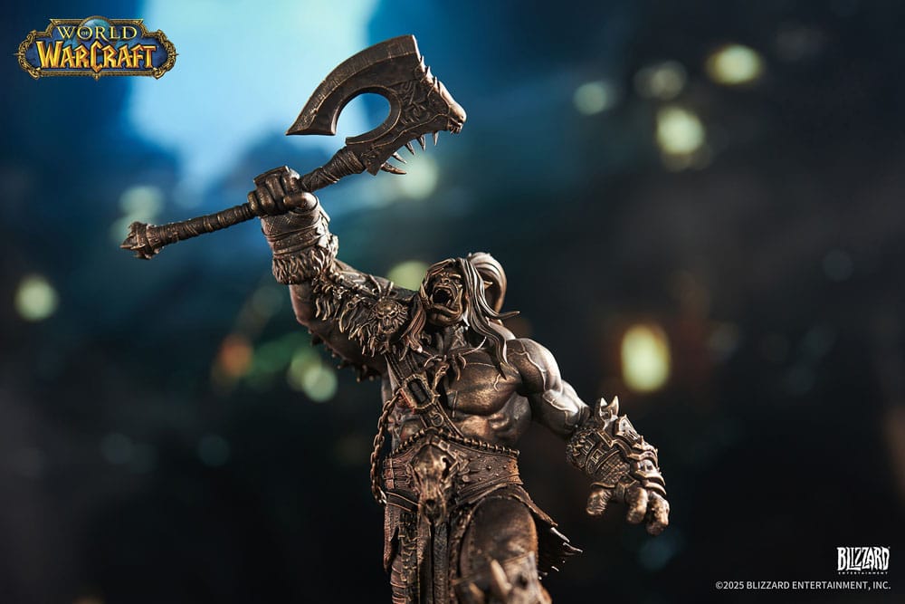 Grommash Hellscream Bronze Coloured Edition World of Warcraft Statue 1 10 Scale 31 cm