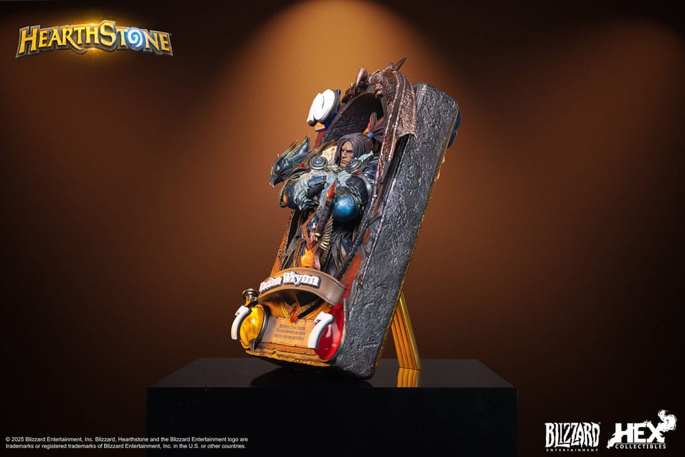 HEX Collectibles Varian Wrynn World of Warcraft Hearthstone 3D Art Frame Statue 31 cm