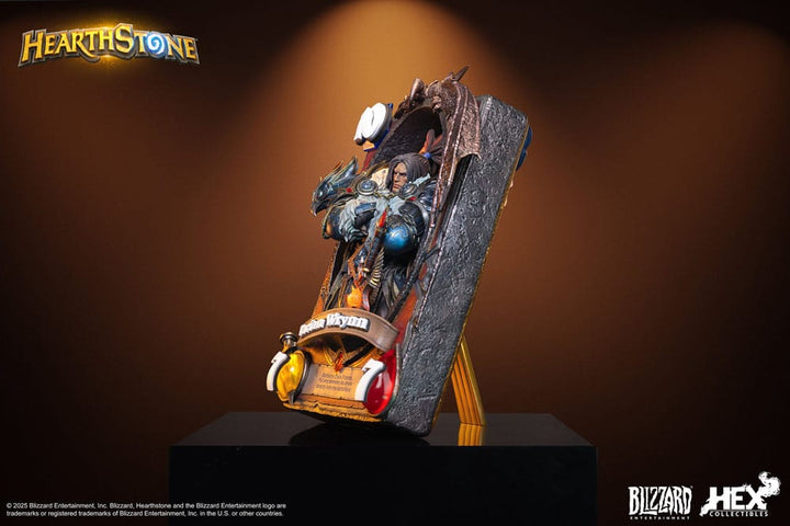HEX Collectibles Varian Wrynn World of Warcraft Hearthstone 3D Art Frame Statue 31 cm