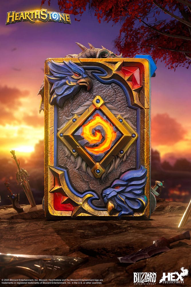 HEX Collectibles Varian Wrynn World of Warcraft Hearthstone 3D Art Frame Statue 31 cm