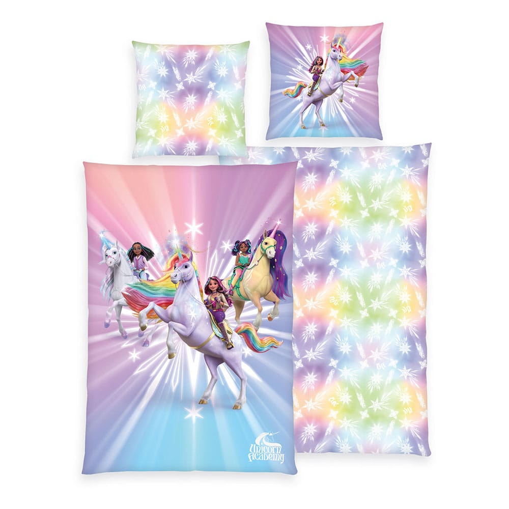 Unicorn Academy Magic Bed Linen 135 x 200 cm