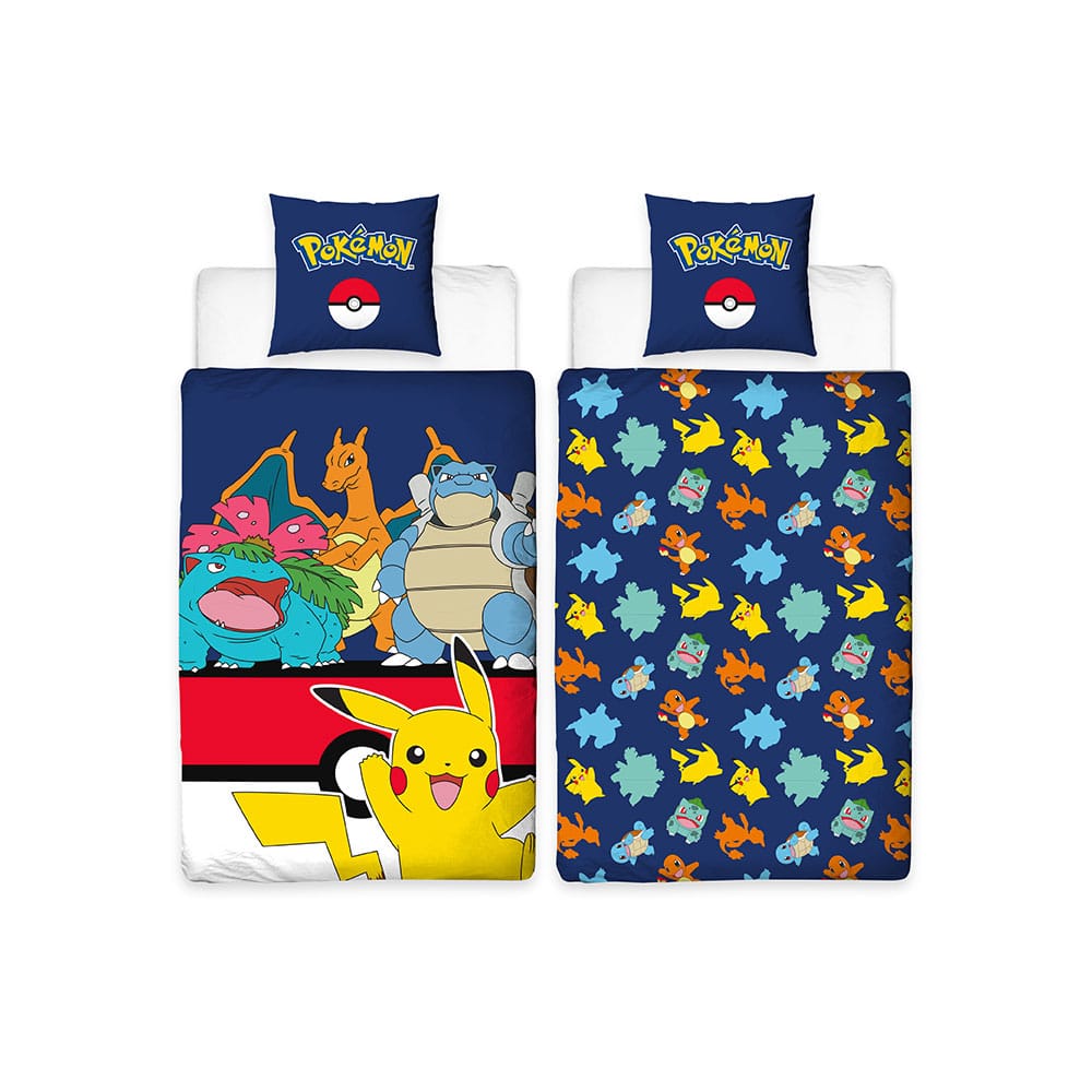 Pokemon Bed Linen Blue 135 x 200 cm