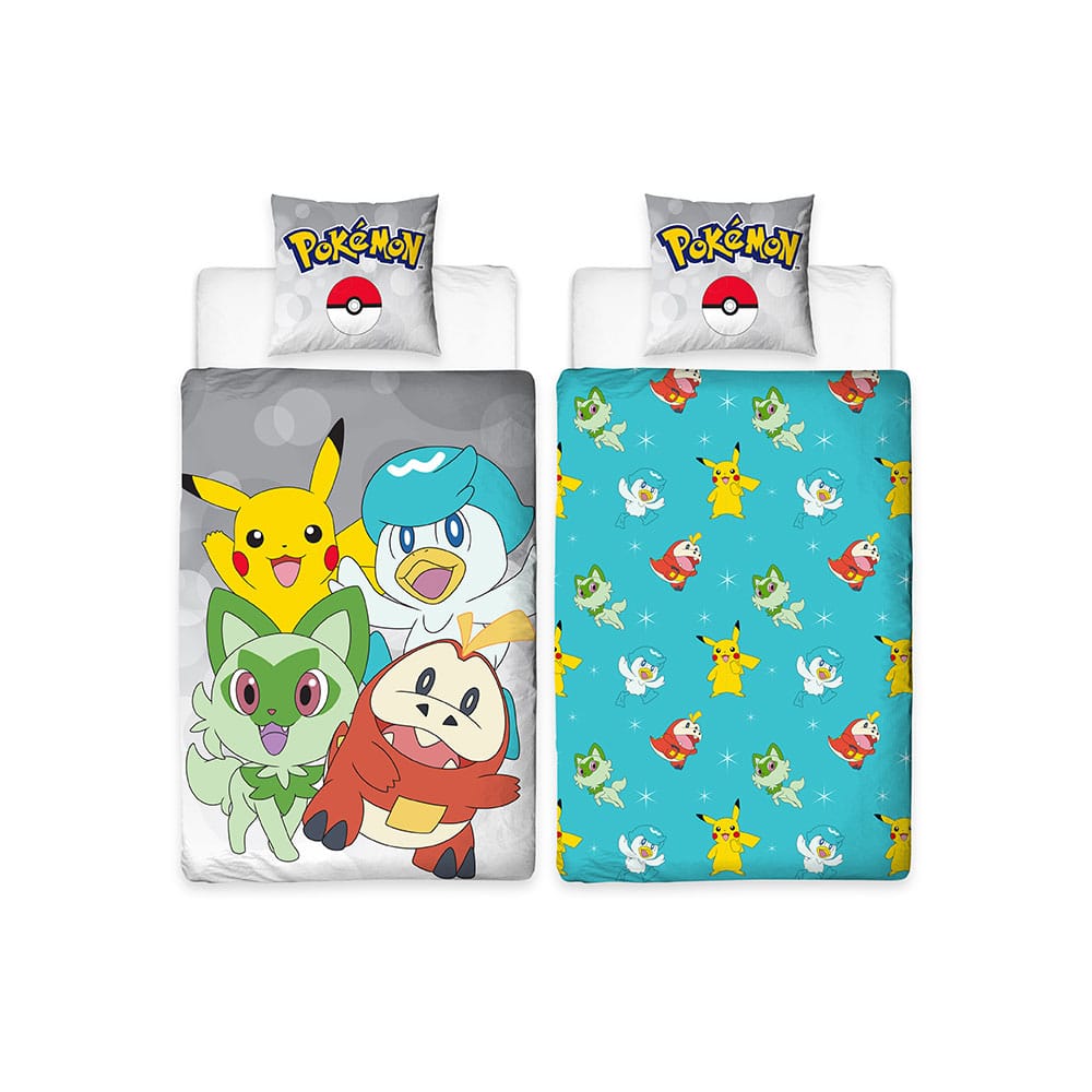 Pokemon Bed Linen Light Blue 135 x 200 cm