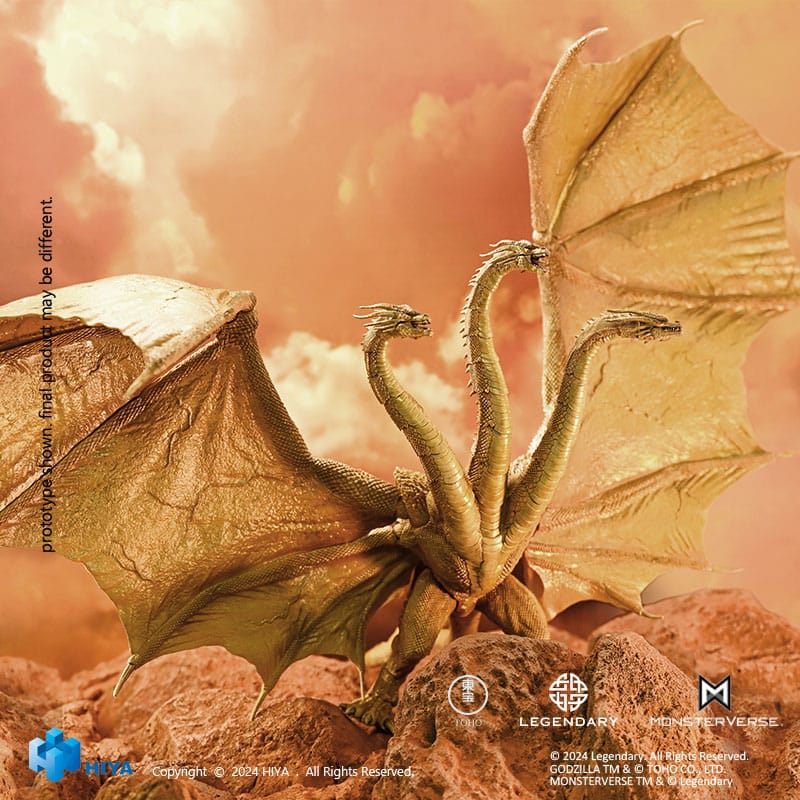 Godzilla King of the Monsters King Ghidorah (Gravity Beam Ver.) PX Previews Exclusive Action Figure, side angle