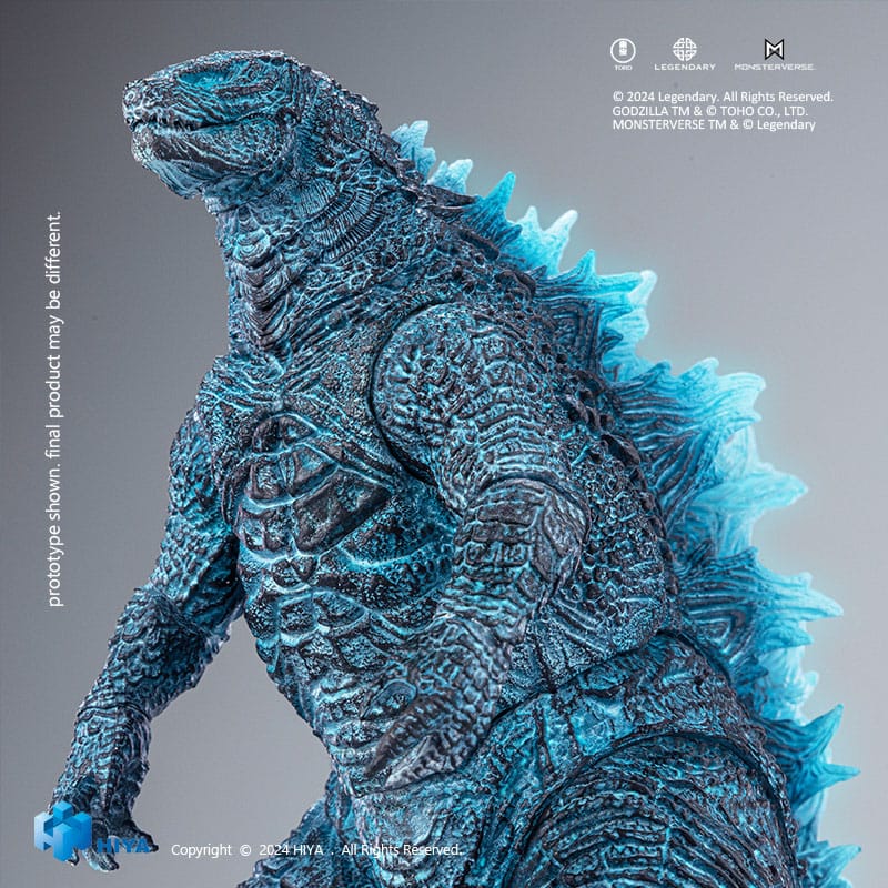 Godzilla x Kong The New Empire Godzilla (Energized) PX Previews Exclusive Action Figure, side angle