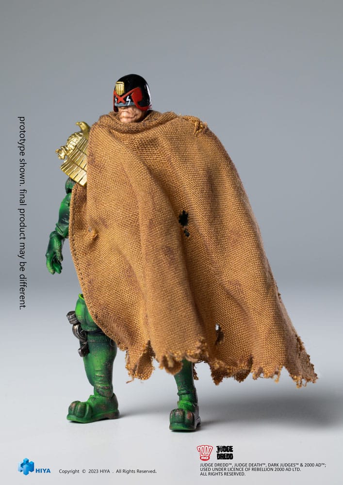2000 AD Exquisite Mini Action Figure 1/18 Scale Judge Dredd Cursed Earth Judge Dredd