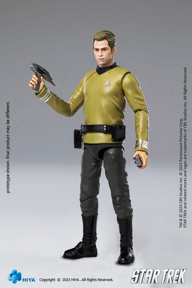 Hiya Toys Kirk Star Trek 2009 Exquisite Mini Action Figure 1/18 Scale 10cm