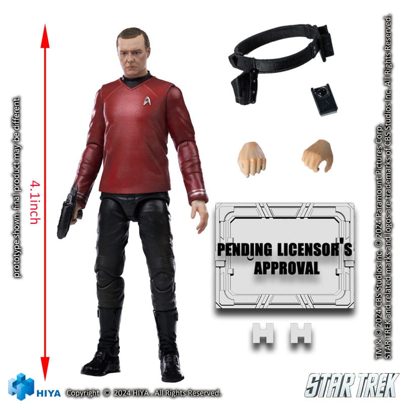 Star Trek Scotty 1/18 Scale Exquisite Mini Action Figure