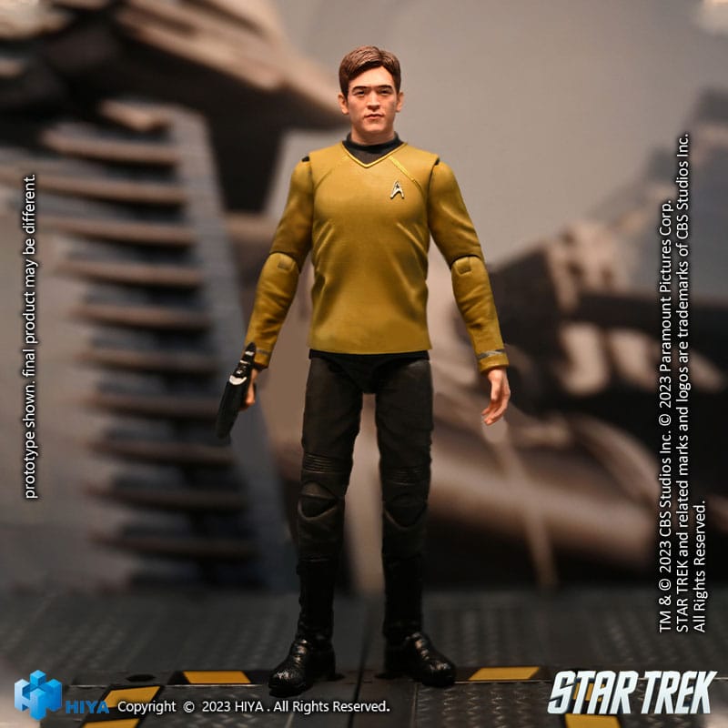 Hiya Toys Sulu Star Trek 2009 Exquisite Mini Action Figure 1/18 Scale 10cm