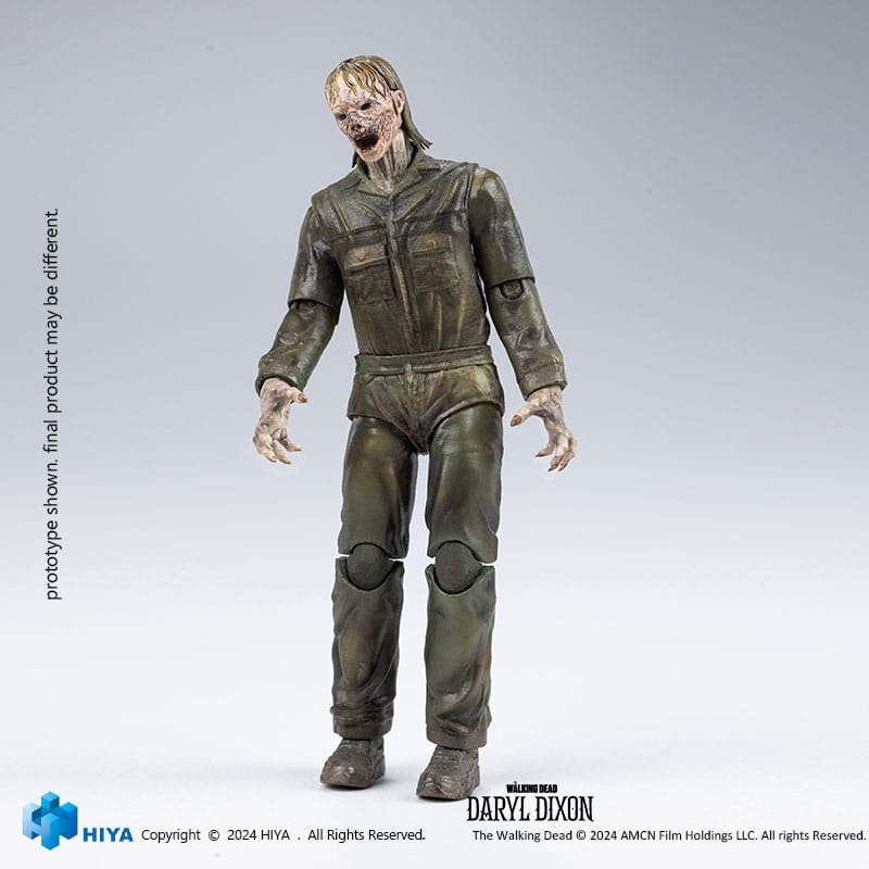 Hiya Toys Daryl Dixon Dark Eyes Walker The Walking Dead Exquisite Mini Action Figure 1/18 Scale 11cm