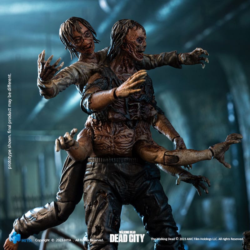 The Walking Dead Dead City Walker King /18 Scale Action Figure, side angle