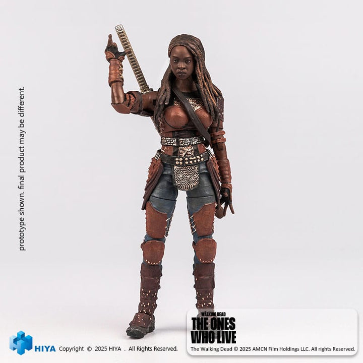 The Walking Dead Michonne The Walking Dead TV Show Exquisite Mini Action Figure 18 Scale