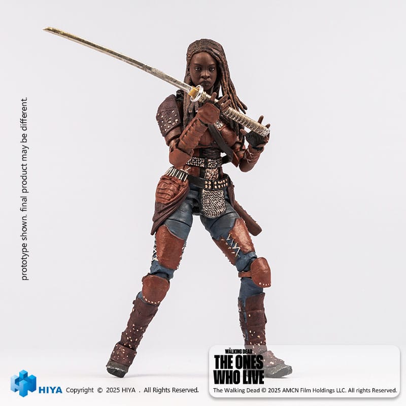 The Walking Dead Michonne The Walking Dead TV Show Exquisite Mini Action Figure 18 Scale