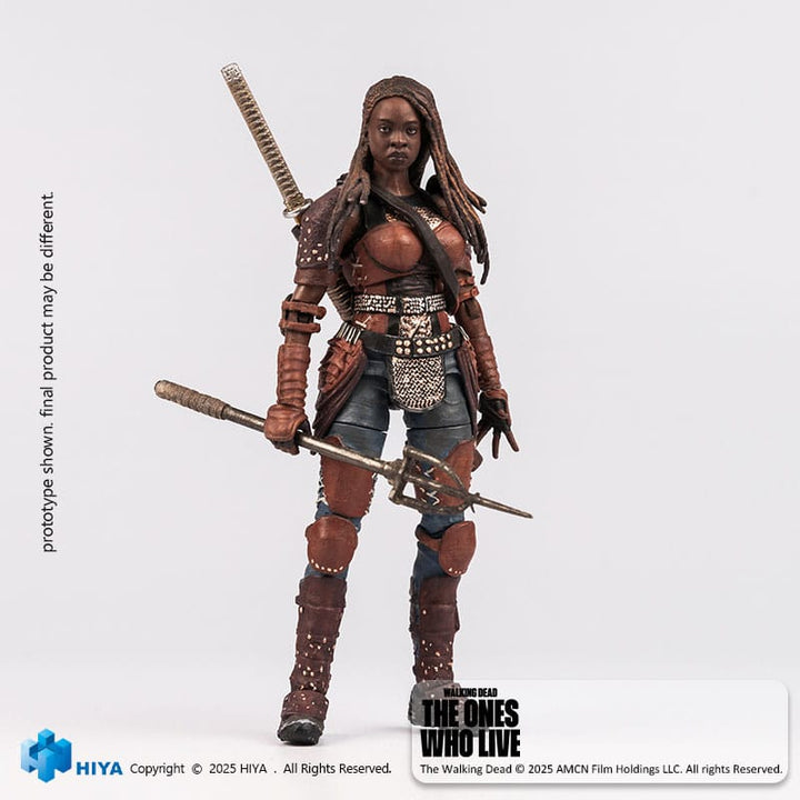 The Walking Dead Michonne The Walking Dead TV Show Exquisite Mini Action Figure 18 Scale