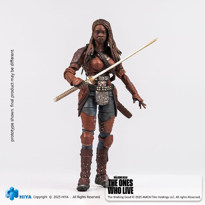 The Walking Dead Michonne The Walking Dead TV Show Exquisite Mini Action Figure 18 Scale