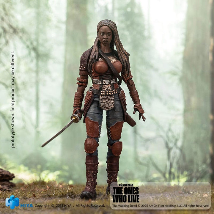 The Walking Dead Michonne The Walking Dead TV Show Exquisite Mini Action Figure 18 Scale