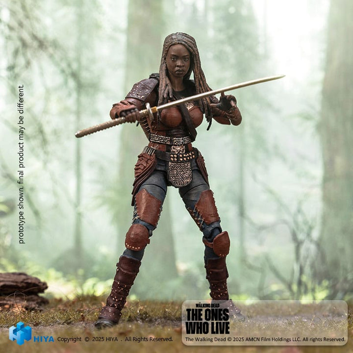 The Walking Dead Michonne The Walking Dead TV Show Exquisite Mini Action Figure 18 Scale