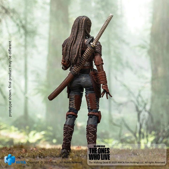 The Walking Dead Michonne The Walking Dead TV Show Exquisite Mini Action Figure 18 Scale