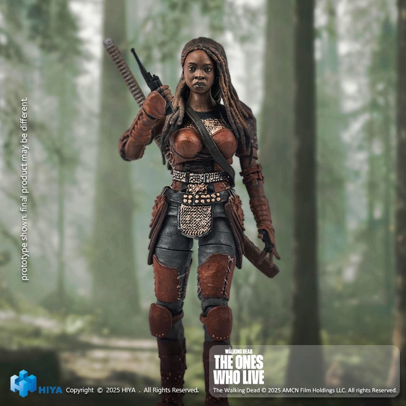 The Walking Dead Michonne The Walking Dead TV Show Exquisite Mini Action Figure 18 Scale
