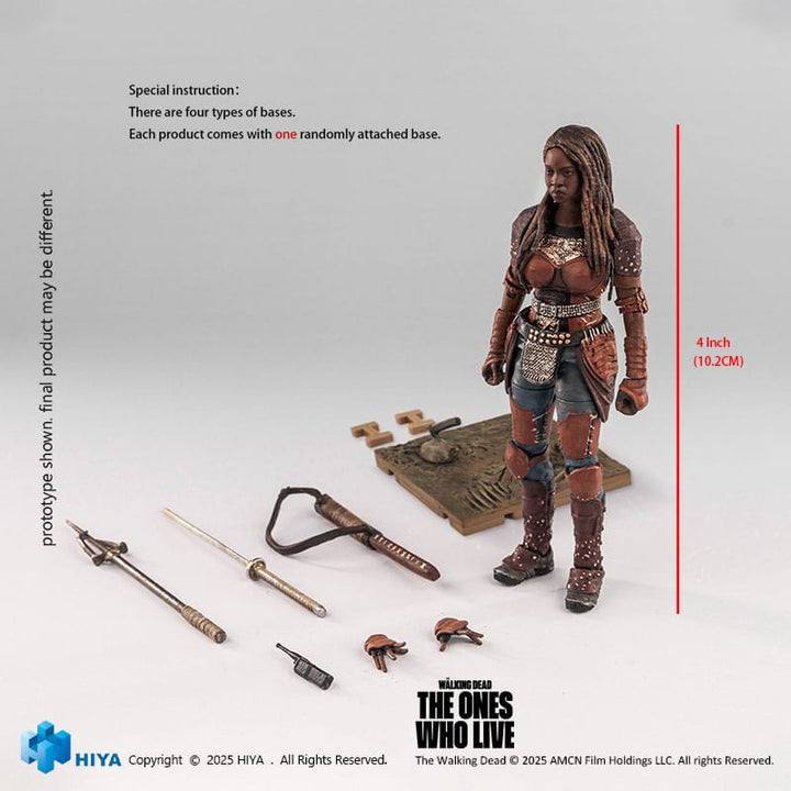 The Walking Dead Michonne The Walking Dead TV Show Exquisite Mini Action Figure 18 Scale