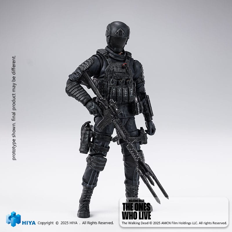 The Walking Dead The Ones Who Lived Exquisite CRM Soldier 1/18 Scale Mini Action Figure