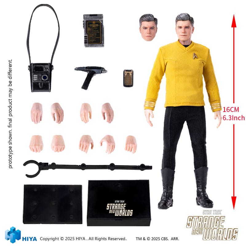 Star Trek Spock Strange New Worlds Exquisite Super Series Action Figure 10.5CM
