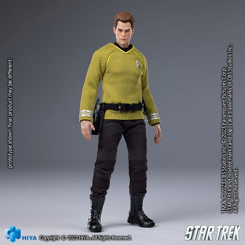 Hiya Toys Kirk Star Trek Exquisite Super Series Action Figure 1/12 Scale 16cm