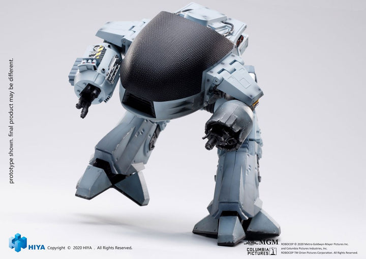 Robocop Exquisite Mini Action Figure with Sound Feature 1/18 Scale Battle Damaged ED209