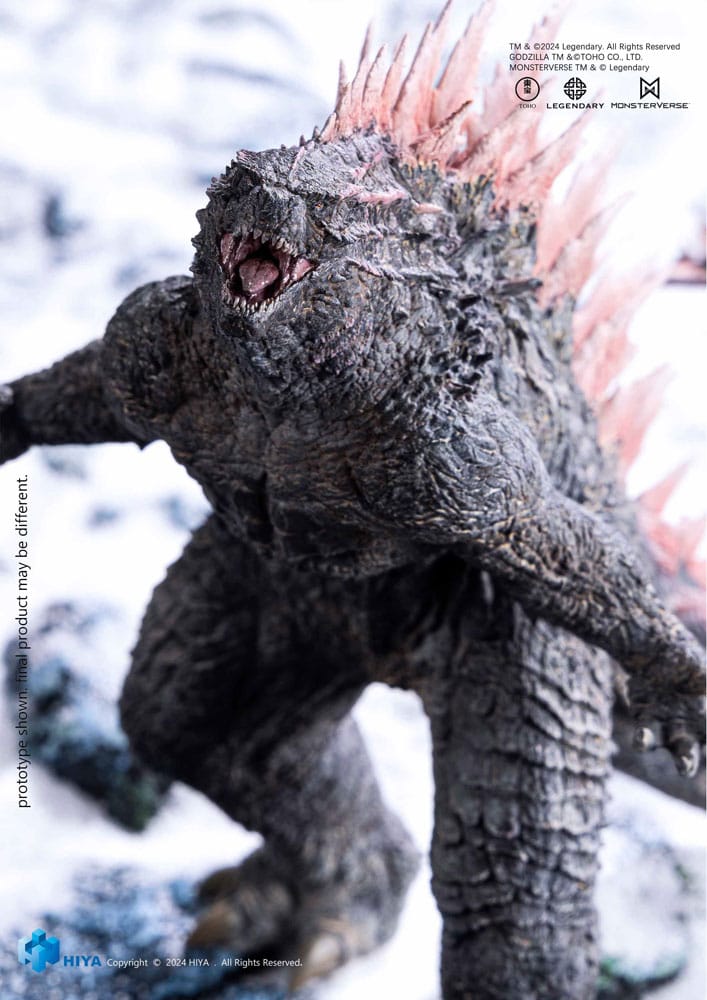 Godzilla x Kong The New Empire Exquisite Stylist Series Godzilla Evolved PX Previews Exclusive Figure, close-up detail